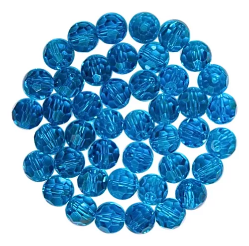 Conta Cristal 8mm fio