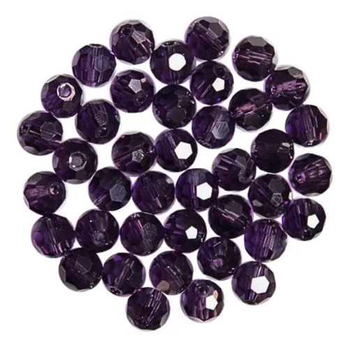 Conta Cristal 8mm fio