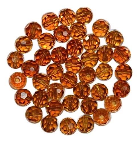 Conta Cristal 8mm fio