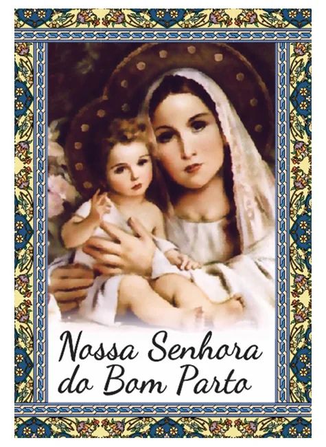 Oração Colorida Nossa Senhora do Bom Parto