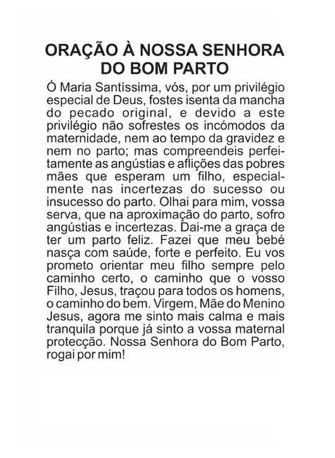 Oração Colorida Nossa Senhora do Bom Parto