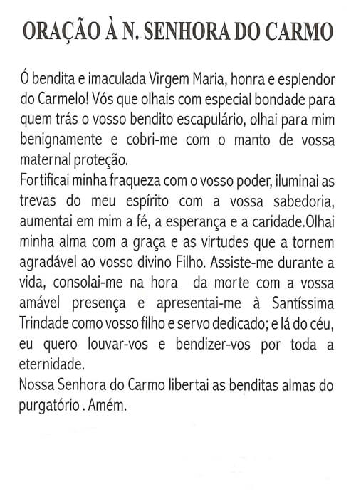 Oração Colorida N. S. Carmo