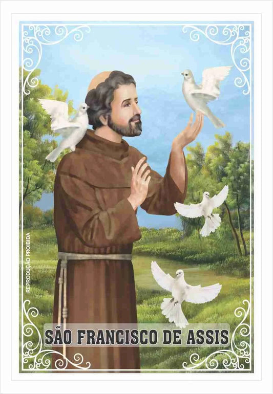 Oração Colorida São Francisco de Assis