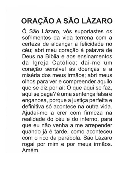 Oração Colorida São Lázaro
