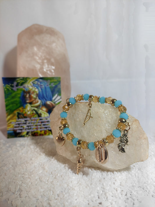 Pulseira Orixás Logum Edé