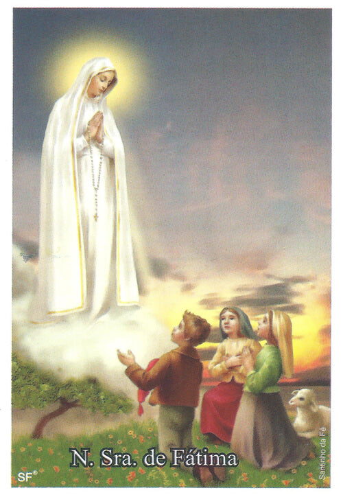 Oração Colorida Nossa Senhora Fátima