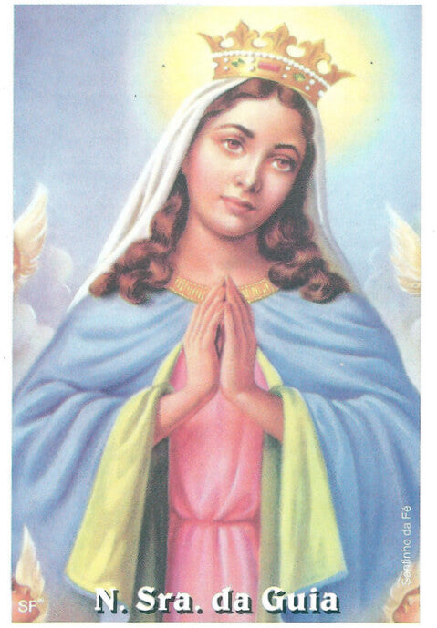 Oração Colorida Nossa Senhora Guia