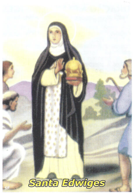 Oração Colorida Santa Edwiges